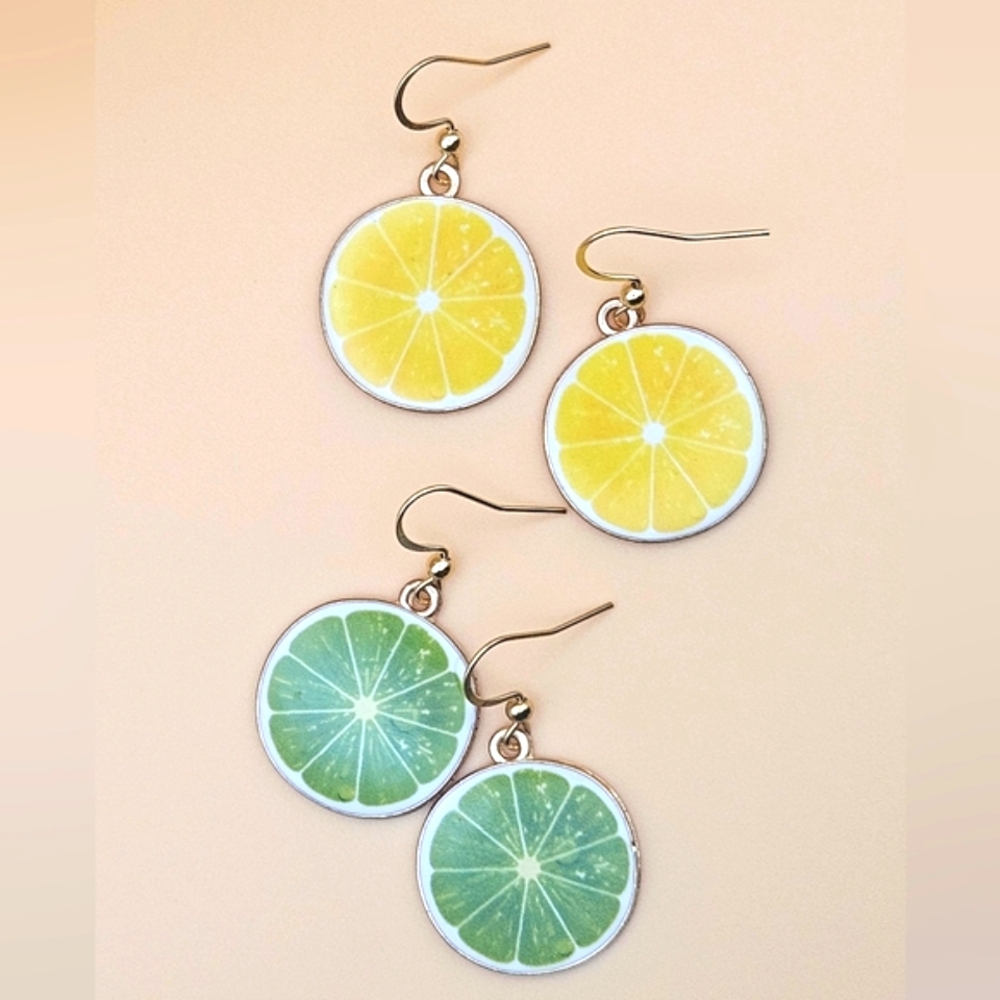 🍋Citrus Slice Earrings